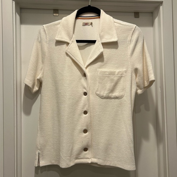 Faherty Terry Cloth Top - Picture 5 of 6